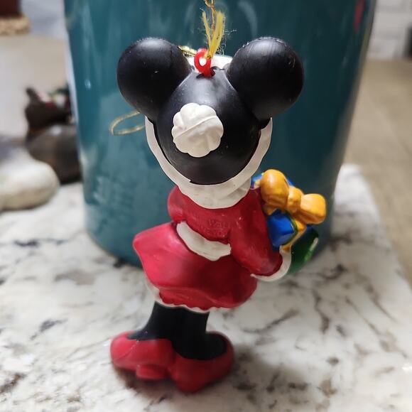 🎄 Schmid Vintage Minnie Mouse Christmas Ornament The Walt Disney Co. plastic - Picture 3 of 4